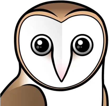  Zazzle Four Colour Owls Cute Barn Owl Cartoon Png Barn Owl Png