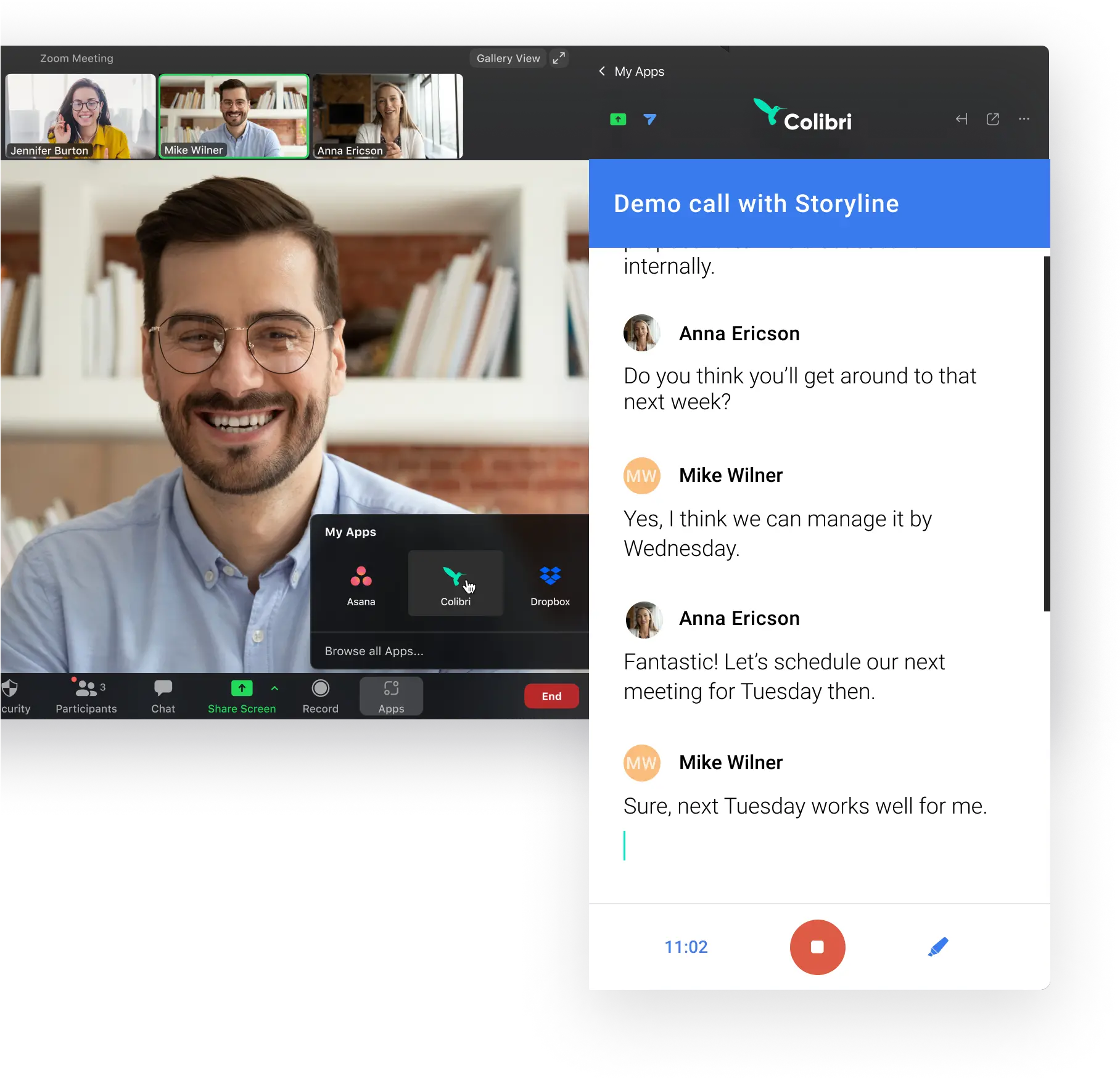  Live Transcription For Zoom Meetings Colibri App For Zoom Male Speaker Png Zoom App Icon