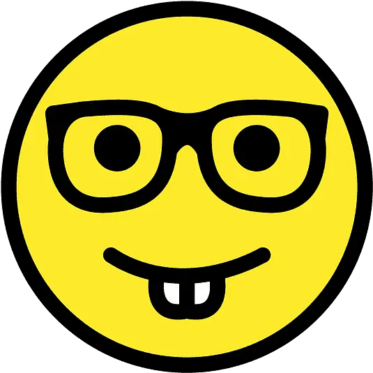  Nerd Face Emoji Emoji Estudioso Png Nerd Emoji Png