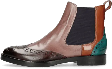  Amelie 5 Deep Pink Light Purple Rust Abyss Melvin U0026 Hamilton Chelsea Boot Png Pink Light Png