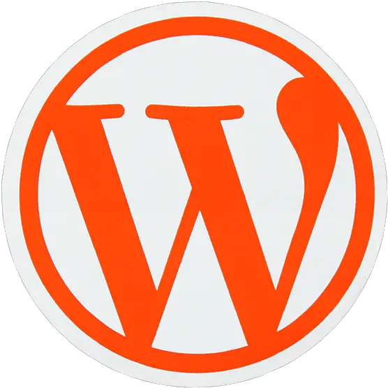  Wordpress 3round Sticker Joomla Wordpress Png Word Press Logo