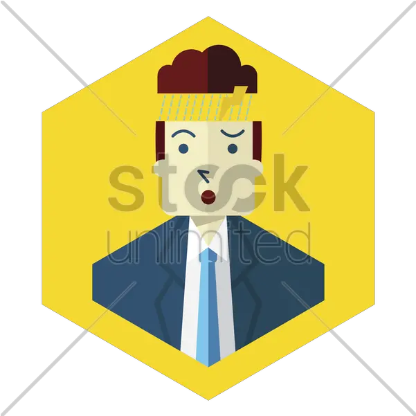  A Manu0027s Head With Storm Cloud Vector I 330399 Png Worker Storm Cloud Png