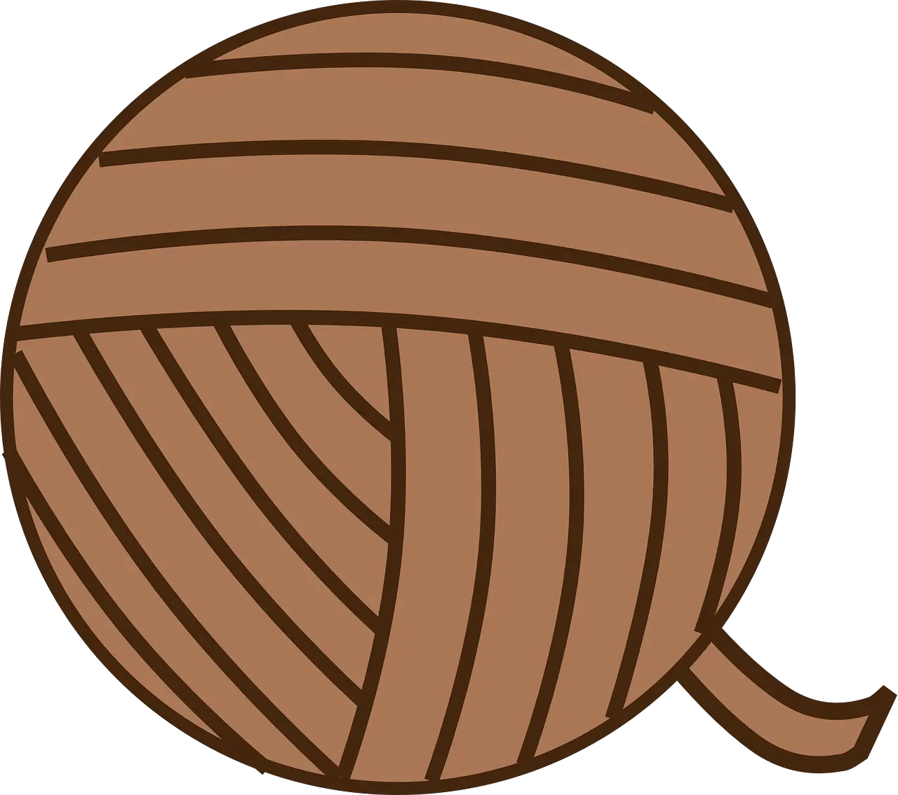  Yarn Brown Yarn Coloring Png Yarn Ball Png