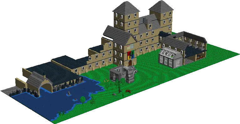  Hogwarts Castle Lego Licensed Eurobricks Forums Stone Bricks Png Hogwarts Castle Png