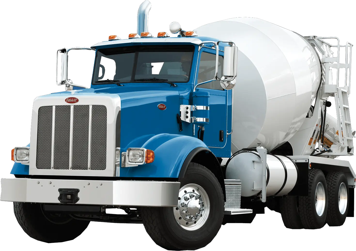  Peterbilt Concrete Mixer Truck Free Cement Mixer Truck Png Mixer Png