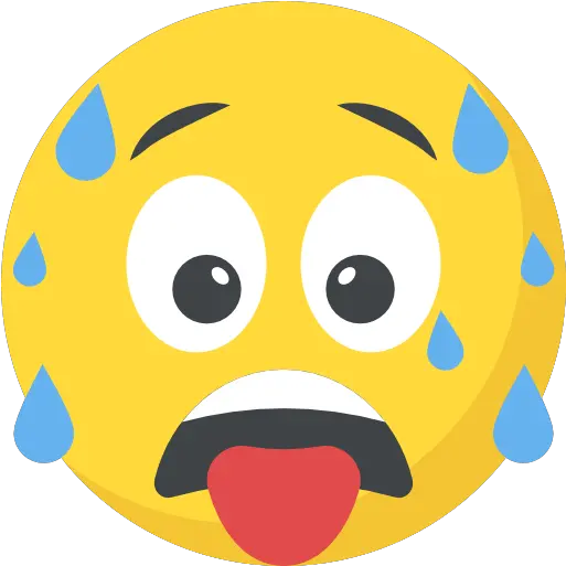  Sweat Emoticono Sudor Png Sweat Emoji Png