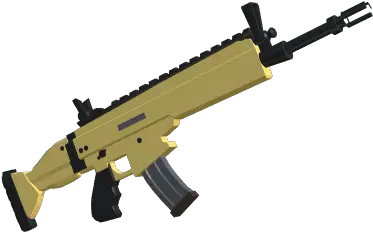  P3d Legendary Scar Transparent Fortnite Png Fortnite Scar Transparent