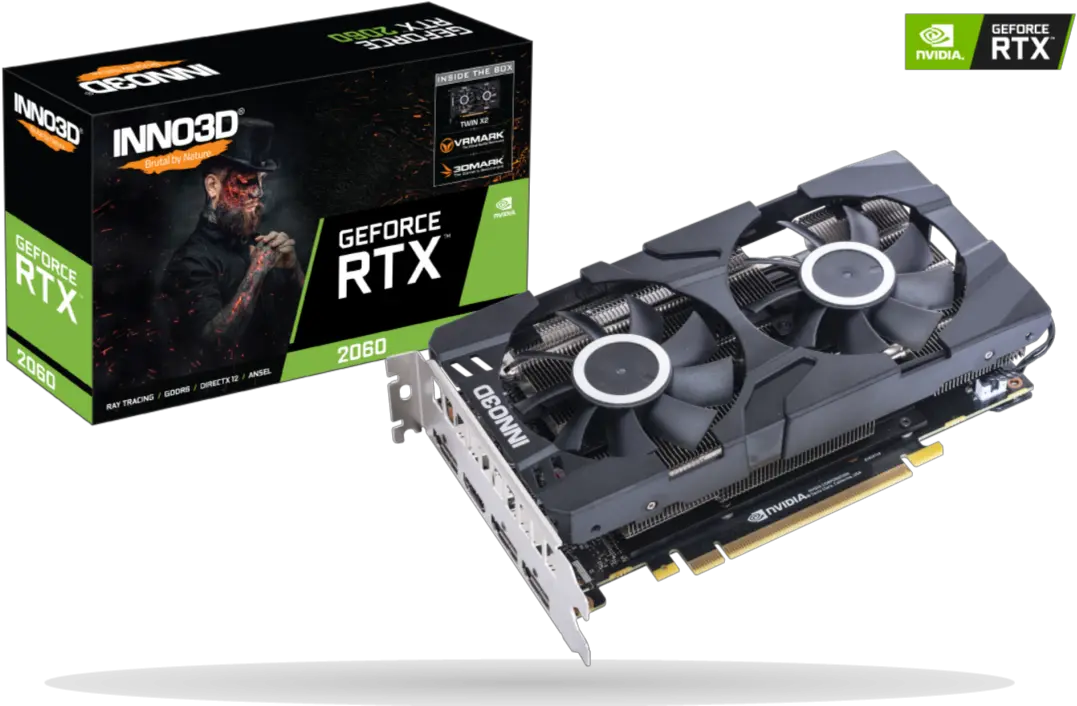  Inno3d Geforce Rtx 2060 Twin X2 Inno3d Geforce Rtx2060 Twin X2 Png Nvidia Png