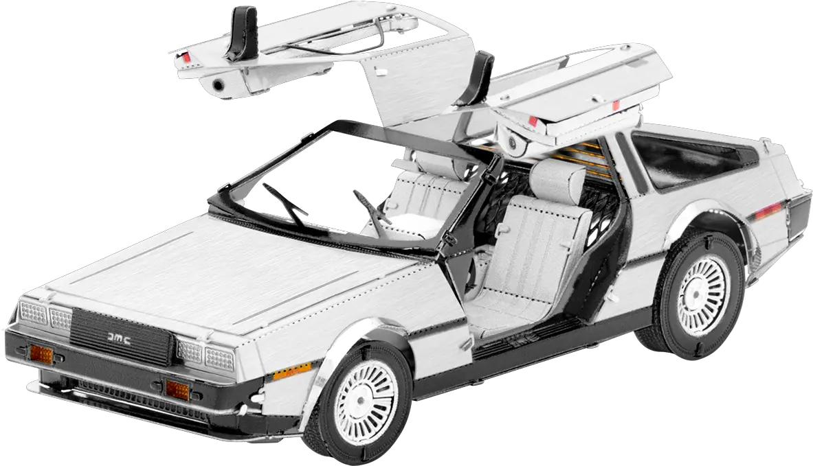  Metal Earth Delorean 3d Model Kit Metal Earth Delorean Png Delorean Png