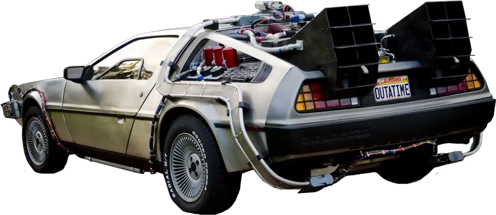  Transparent Png Delorean Time Machine Png Delorean Png