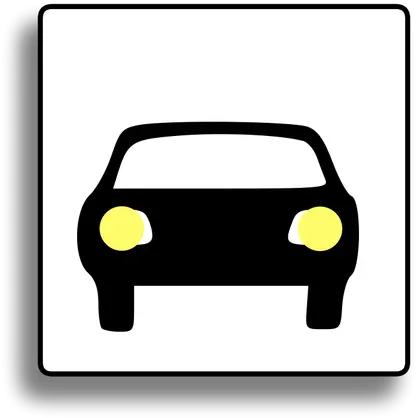  Car Icon Vector Image Public Domain Vectors Car Headlights Clipart Png Vehicle Icon Png