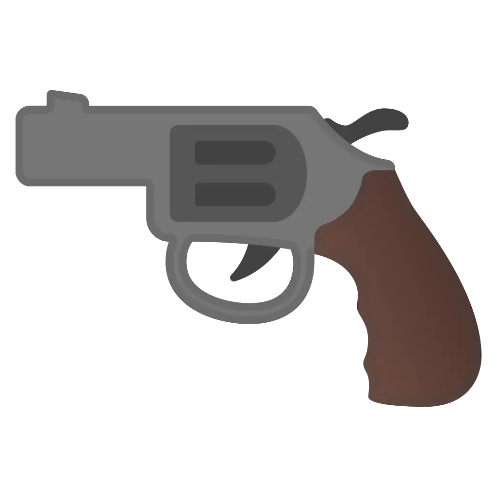  Pistol Icon Transparent Gun Emoji Png Pistol Png