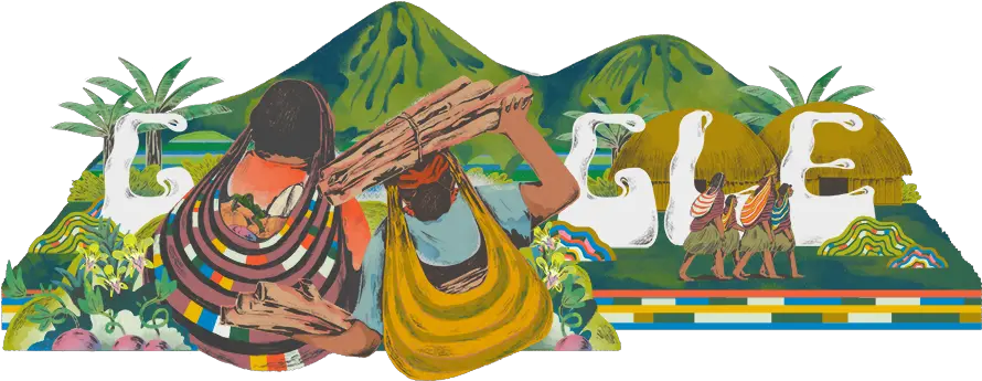  Celebrating Noken Papua Noken Papua Google Doodle Png Doodle Png