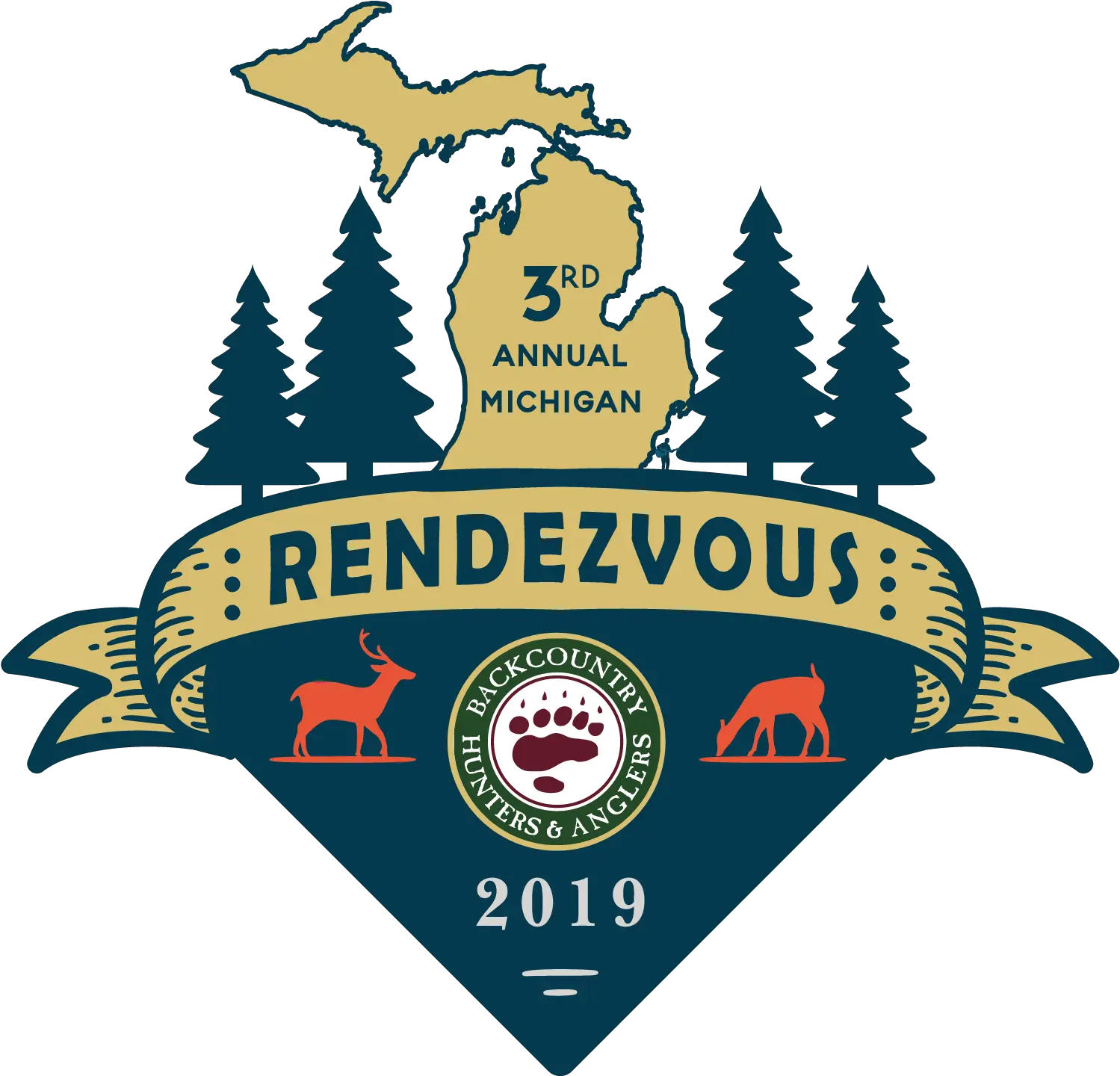  3rd Annual Michigan Rendezvous Backcountry Hunters And Anglers Language Png Michigan State Logo Png