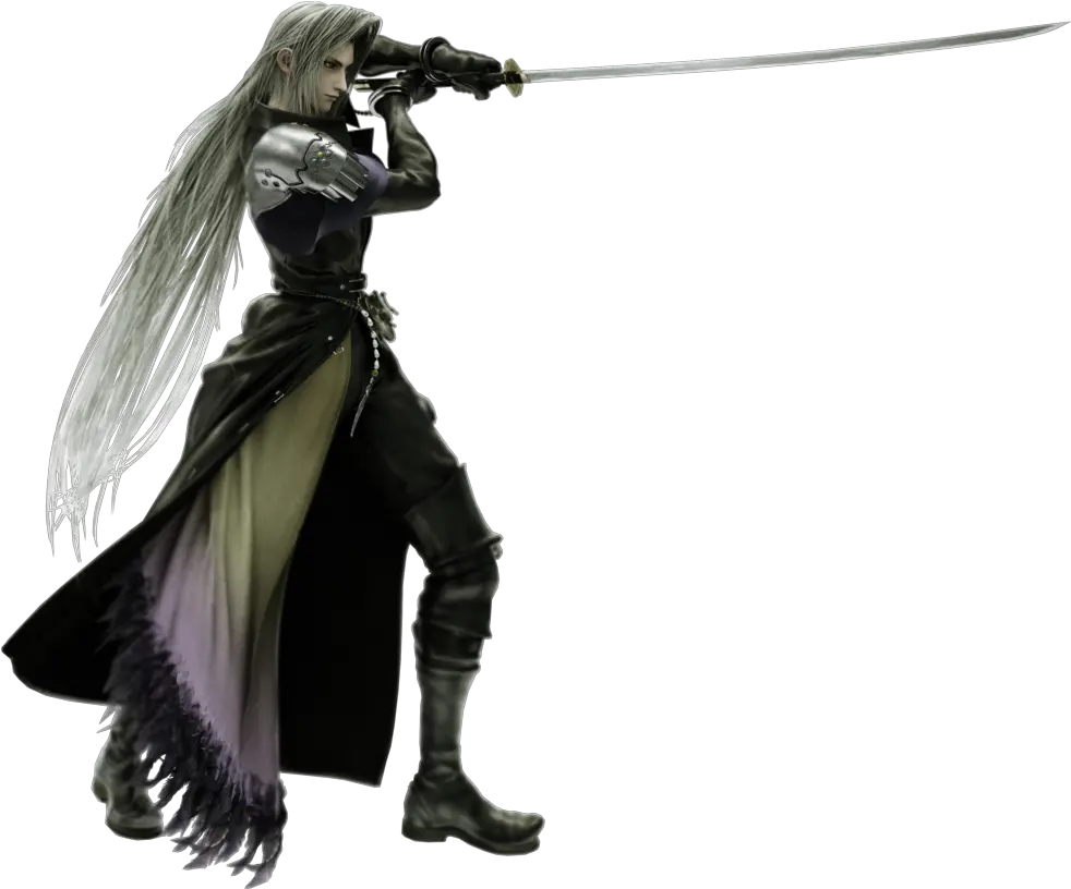  Sephiroth Render By Shardraldevius Final Fantasy Dissidia Png Sephiroth Png