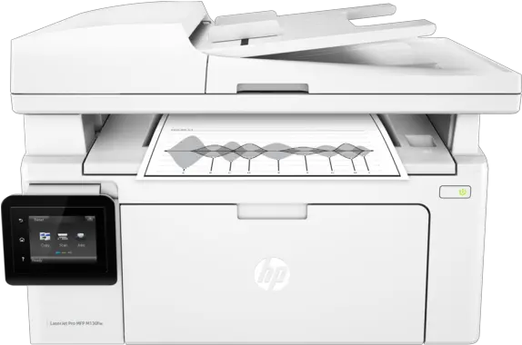  Hp Laserjet Pro Mfp M130fw Png Not Efficient Black White Icon