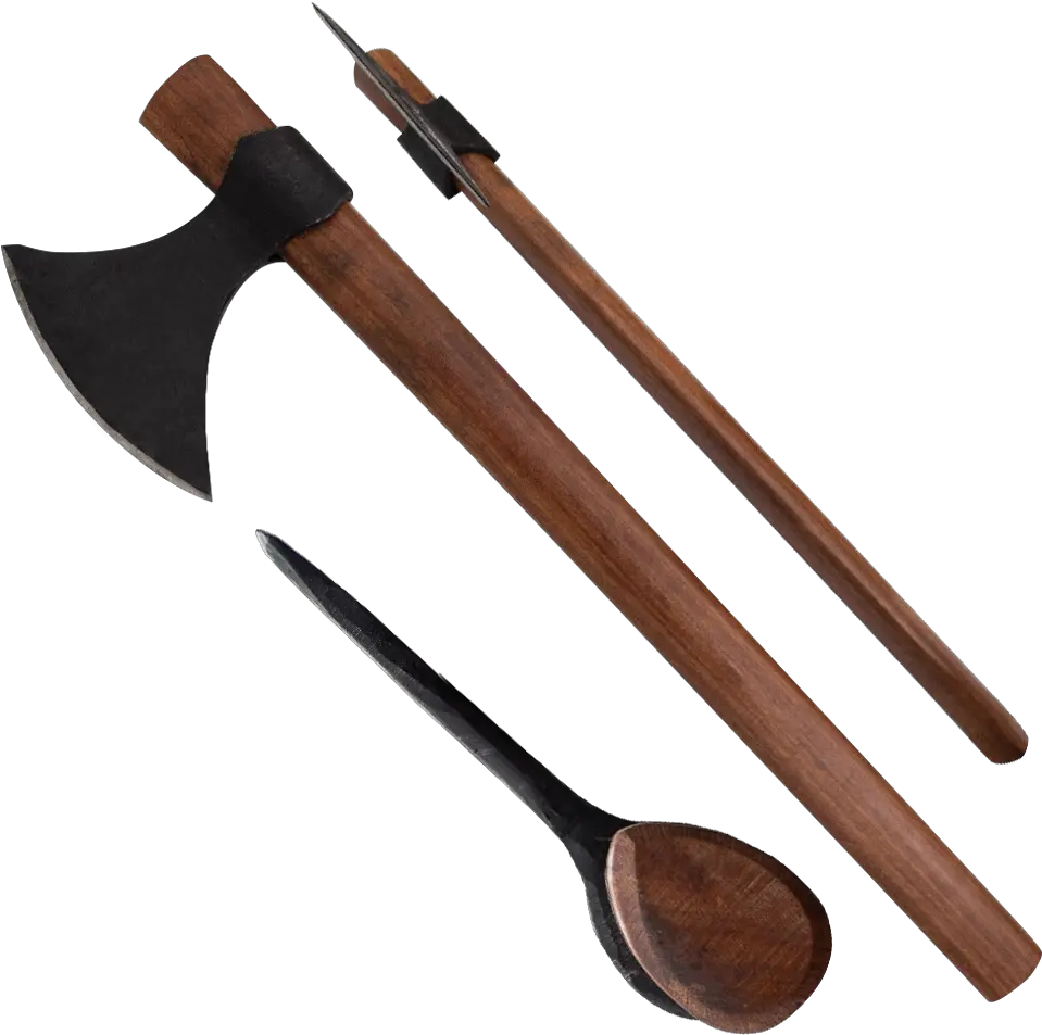  Ax Png Handmade Viking Carbon Steel Ax Wooden Spoon Solid Ax Png