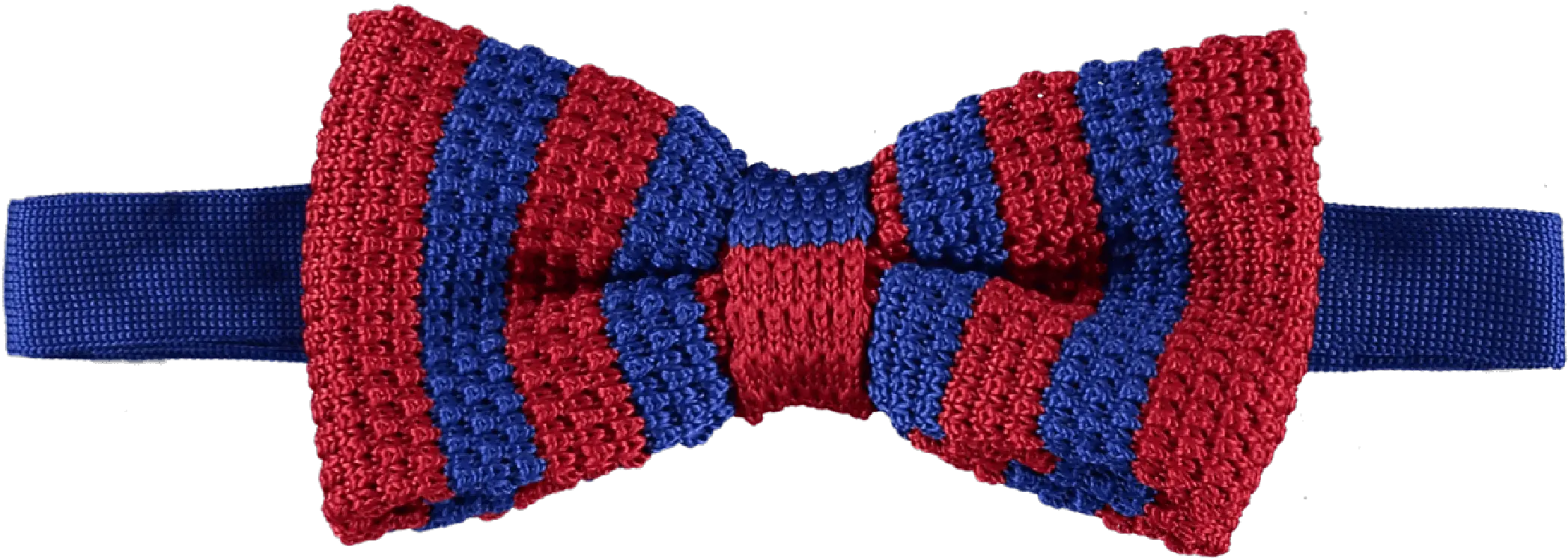  Download Hd Knitted Bow Tie Blue Red Knitted Bows Png Woolen Bows Png