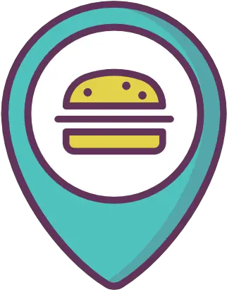  Location Food Hamburger Pointer Point Map Free Icon Food Location Icon Png Pointer Maps Icon