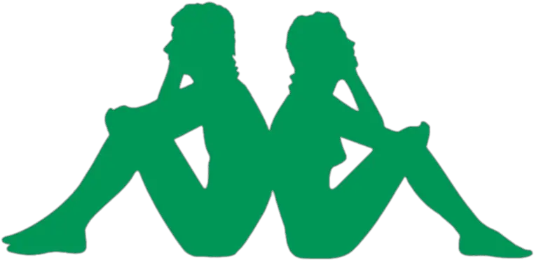  Kappa Couple Green Transparent Png Stickpng Kappa Logo Kappa Icon