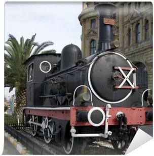  Wall Mural Vintage Steam Engine Pixersus Istanbul Haydarpaa Railway Station Png Steam Engine Icon