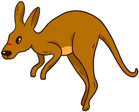  Kangaroo Baby Ear Tail Leg Cartoon Kangaroo Transparent Background Png Kangaroo Transparent Background