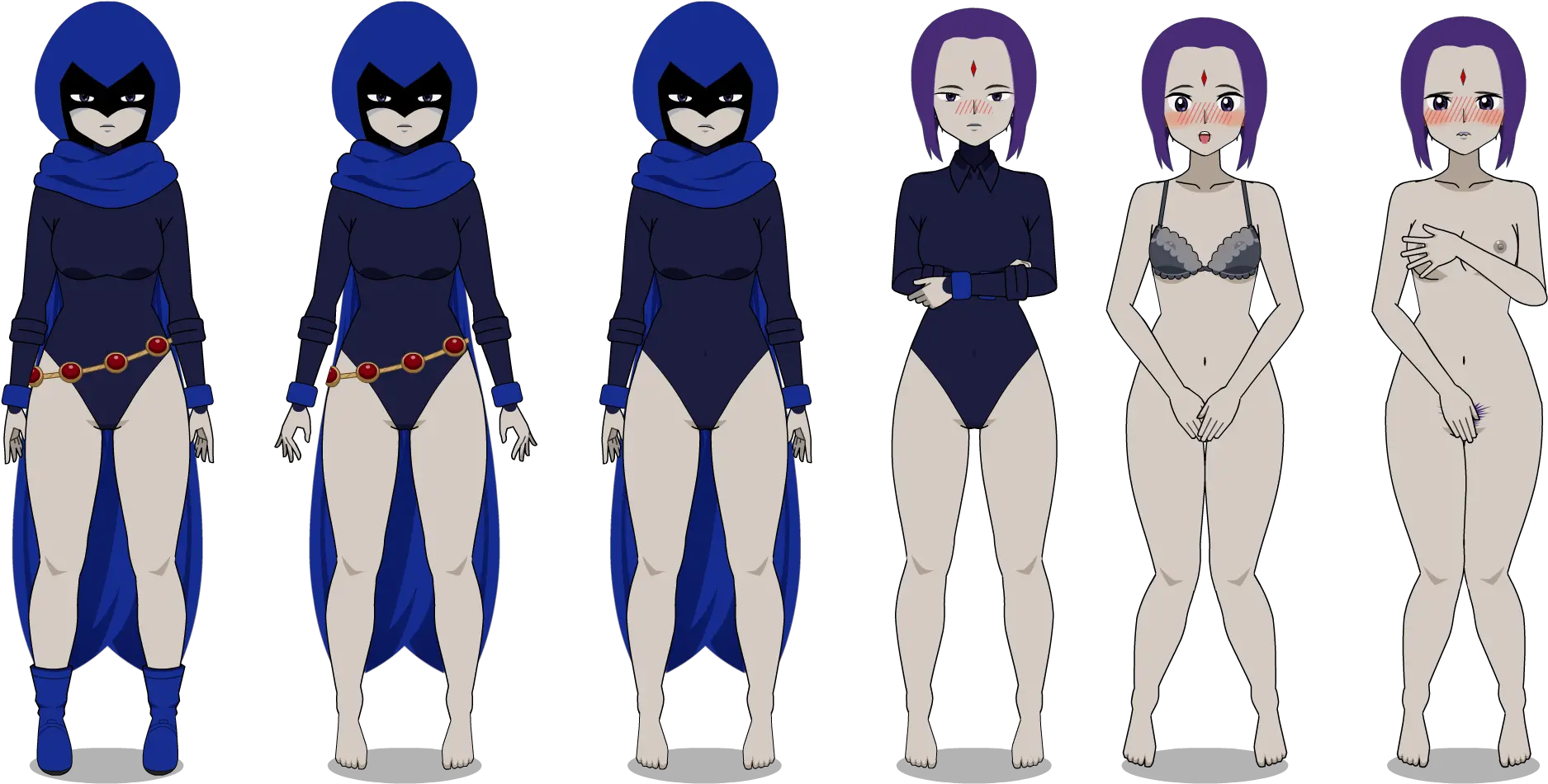  Raven Teen Titans Png Raven From Teen Titans Beast Boy Png