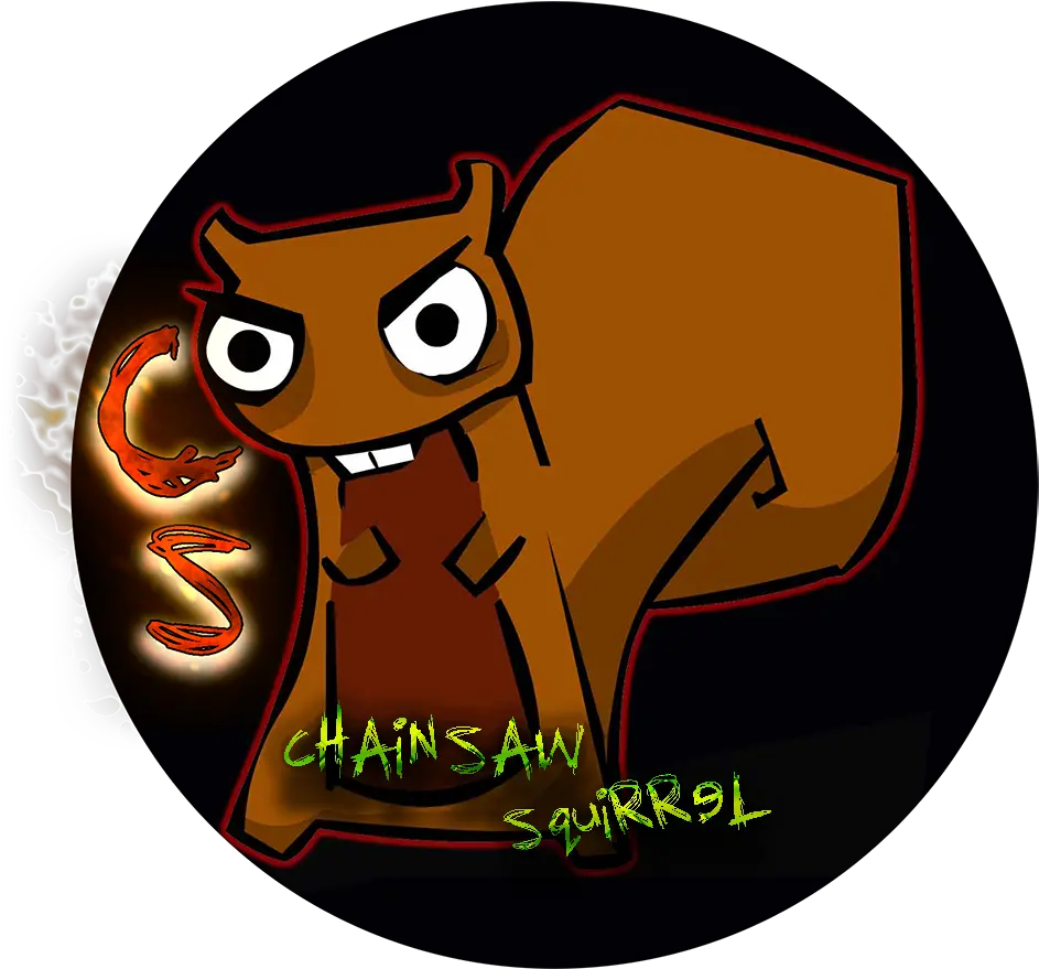  Chainsaw Squirrel Clip Art Png Peta Logo Png