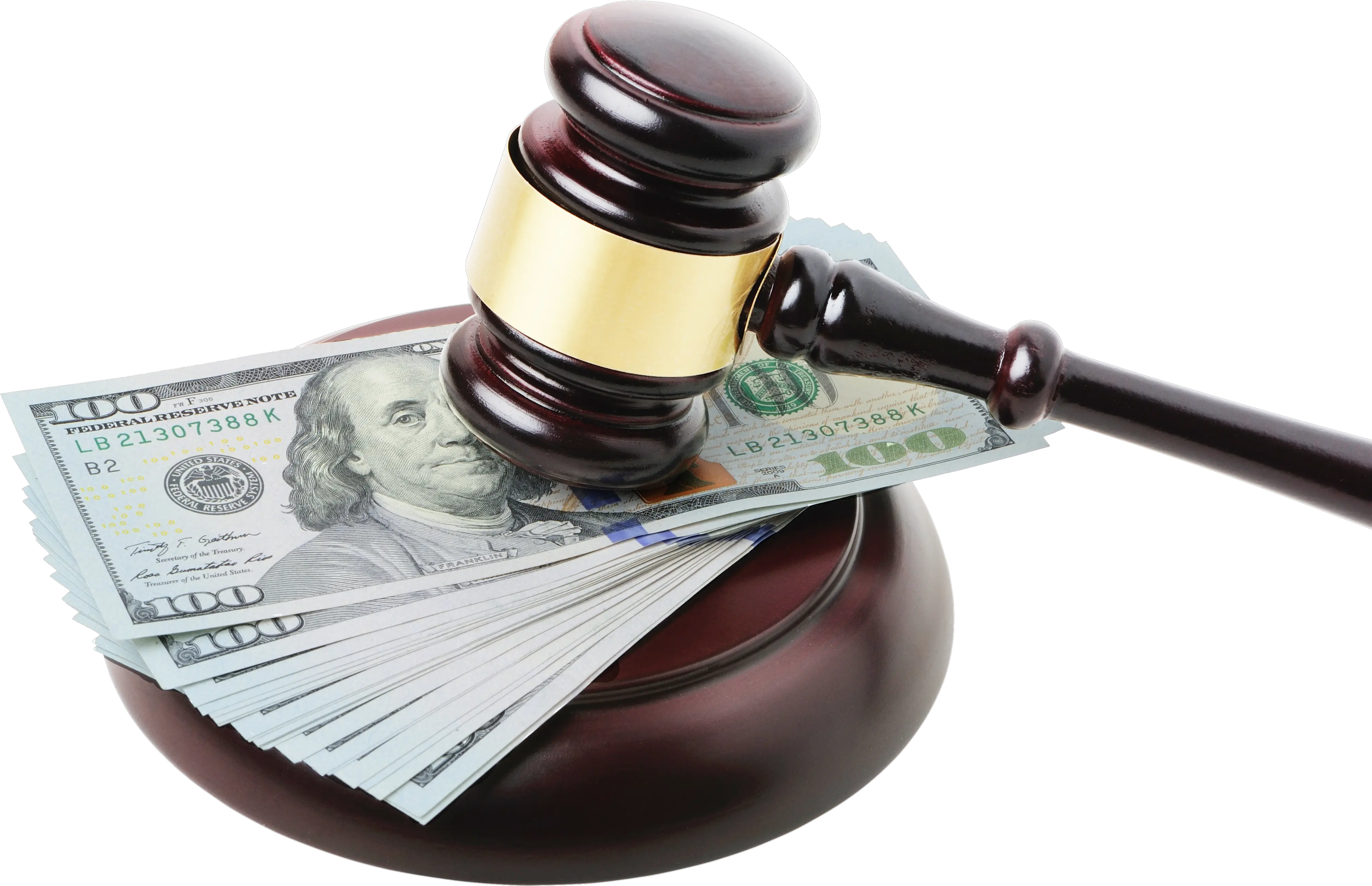  Money Gavel Gavel And Money Png Transparent Gavel Png