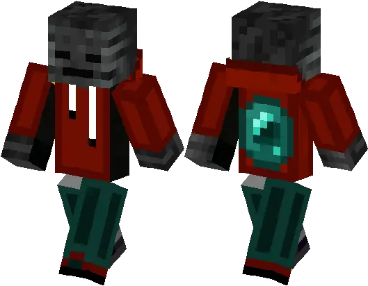  Wither Skeleton Guy With Ender Pearl Spider Mob Minecraft Skin Png Minecraft Skeleton Png