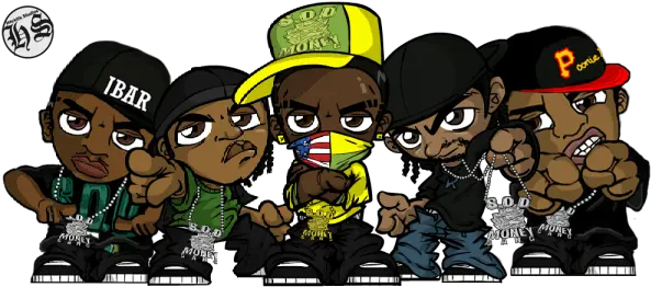  Library Of Gang Cartoon Clip Download Png Files Cartoon Gangster Glo Gang Logo