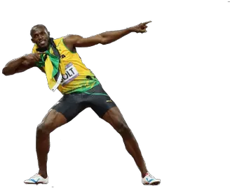  Running Man Starting Blocks Transparent Png Stickpng Usain Bolt Cut Out Man Running Png