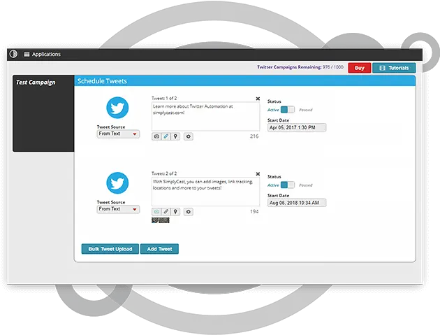  Twitter Automation Software Screenshot Png Twiter Logo Png