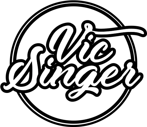  Victor Singer Calligraphy Png Singer Logo