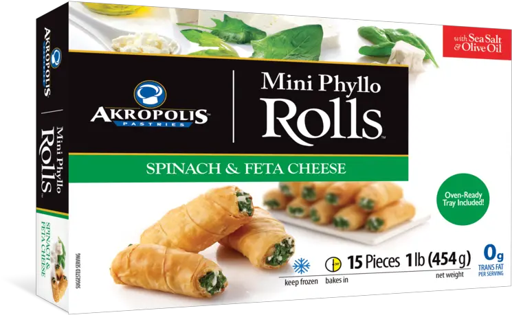  Akropolis Spinach Mini Rolls Png