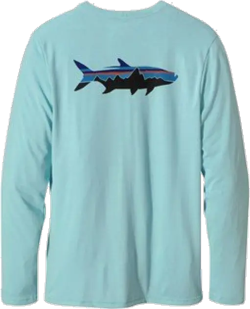  Patagonia Long Sleeves Shirts Graphic Technical 2999 Trendmenet Patagonia Tarpon Png Patagonia Fish Logo