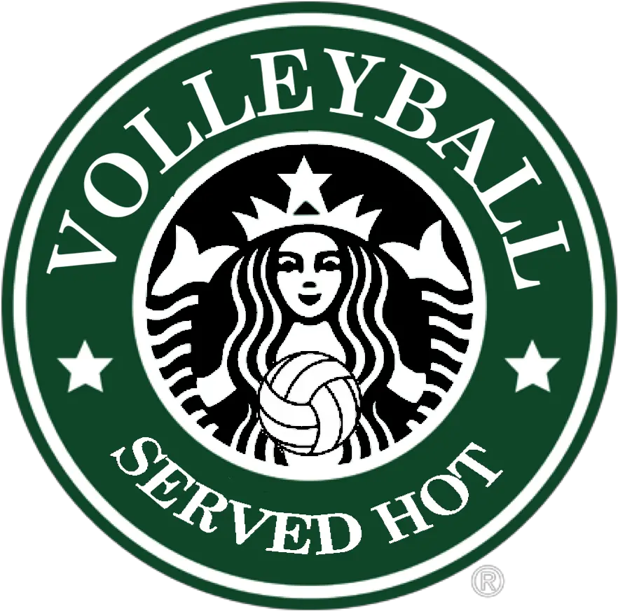  Volleyballvb Volleyball Volley Euamovoleibol Starbucks Logo 1992 Png Images Of Starbucks Logo