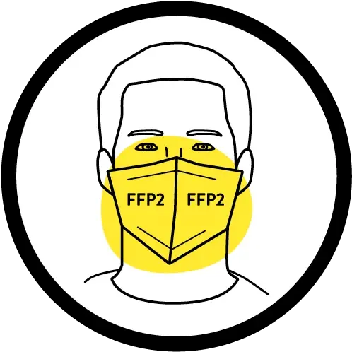  Safe Covid19 Measures Ffp2 Mask Icon Png Ski Mask Icon