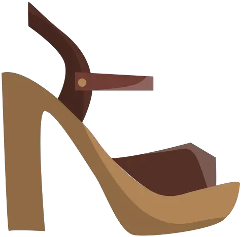  Heel Strap Sandal Open Toe Mule Flat Sandalia Png High Heel Png