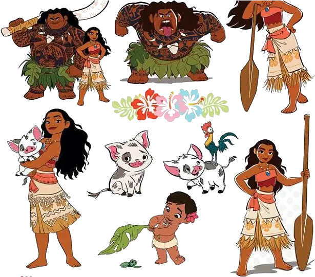  Library Of Moana Character Vector Free Png Files Moana Hei Hei Quotes Moana Png Images