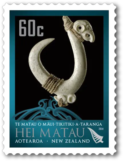  Matariki 2011 Hei Matau New Zealand Post Stamps New Zealand Stamps Png Hei Hei Png