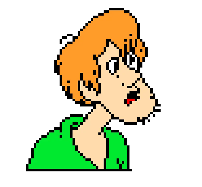  Minecraft Pixel Art Shaggy Cool Pixel Art In Minecraft Png Shaggy Png