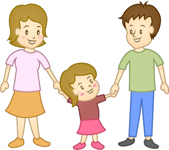  Library Of Kids Physically Standing Up For Parent Picture Family Images Cartoon Hd Png Parent Png