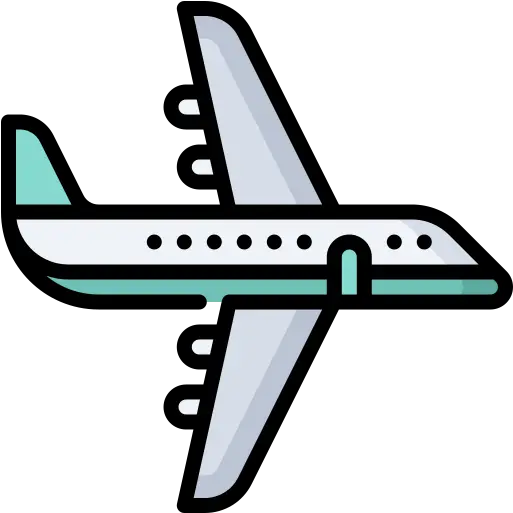  Airplane Free Transport Icons Aircraft Png Plane Vector Free Icon