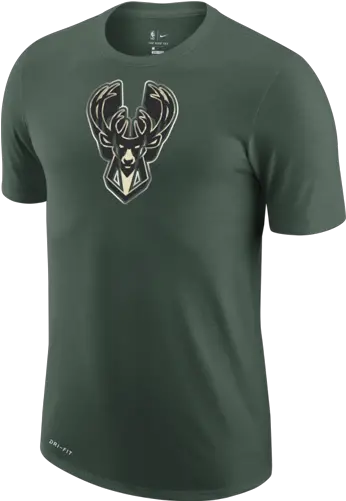  T Shirt Nba Bucks Chrome Logo Milwaukee Bucks T Shirt Png Green Number On Chrome Icon