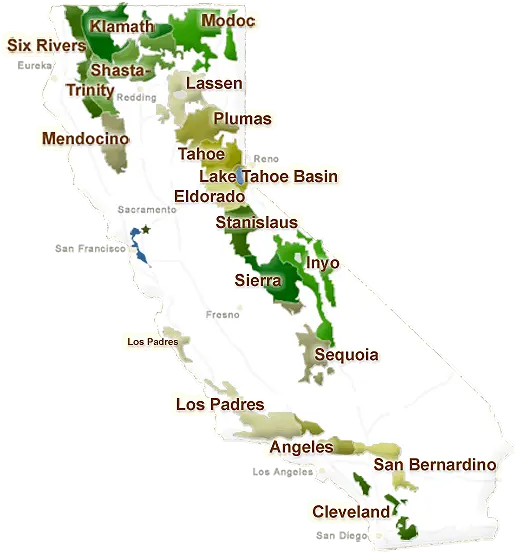  Region 5 Forest U0026 Grassland Offices California National Forest Closures Png Map Icon Grassland