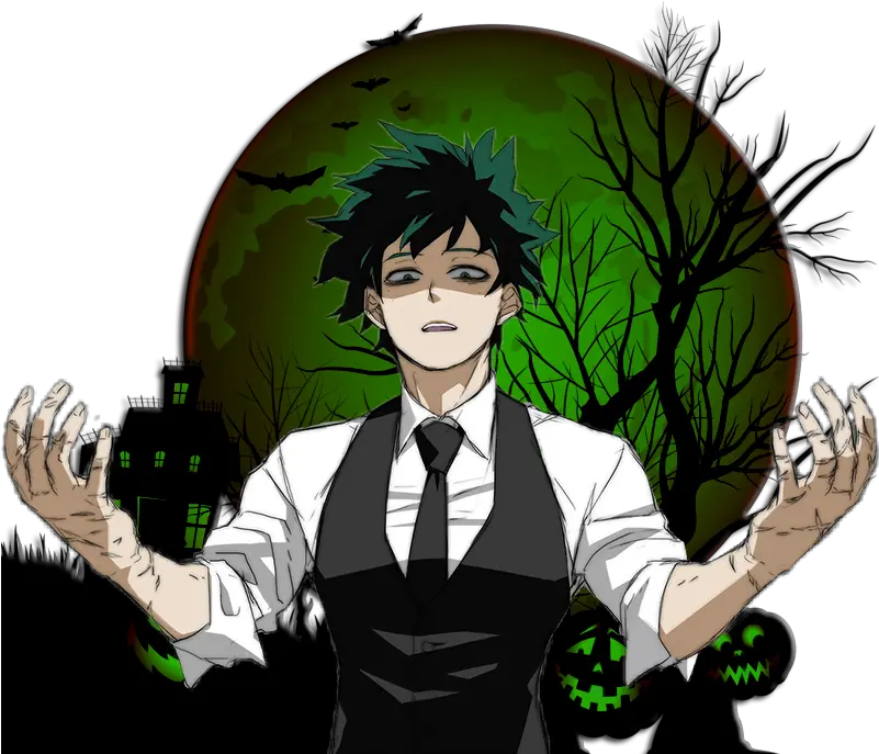  Deku Halloween Album On Imgur Villain Deku Hot Png Deku Transparent