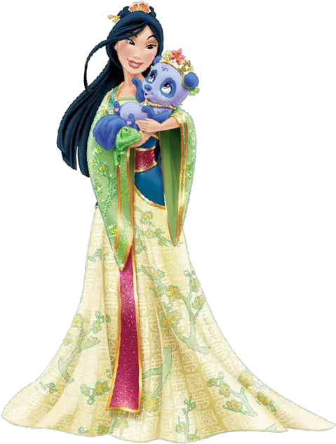  Fa Mulan Blue Dress Disney Princess Png Mulan Png