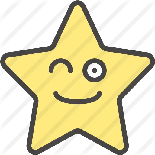  Wink Free Smileys Icons Winking Star Png Wink Png