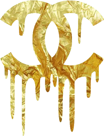  Chanel Gold Chanel Drip Logo Png Chanel Logo Images